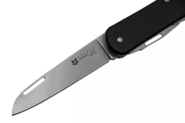 Couteau Pliant Fox-Knives FOX VULPIS Acier Inoxydable N690co Lame Polie, Manche Aluminium Noir FX-V - KNIFESTOCK