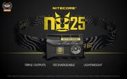 Nitecore NU25B Stirnlampe - KNIFESTOCK