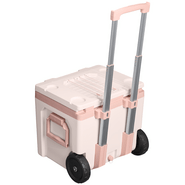 Stanley Pasívny chladiaci box The Easy-Carry Outdoor Wheeled Cooler 47L Rose Quartz - KNIFESTOCK