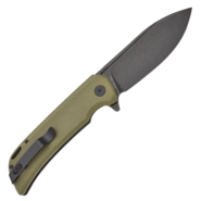 Petrified Fish PFB05 Tunny Black Stonewashed 14C28N Green Micarta PFB05GRMDW - KNIFESTOCK