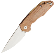 Giant Mouse Ace Corta Natural Canvas Micarta GM-Corta-Nat-Canvas - KNIFESTOCK