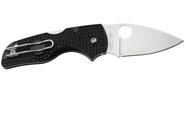 Spyderco Lil Native Black Lightweight Reveal 14 C230PBK - KNIFESTOCK