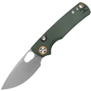 Vosteed Porcupine 14C28N Stonewash Green Micarta A2603 - KNIFESTOCK