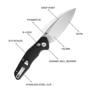 BESTECHMAN RONAN 14C28N Black BMK02A - KNIFESTOCK