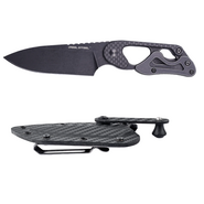 Real Steel Cormorant Apex. Carbon Fibre, Blackwash 14C28N RE-3724 - KNIFESTOCK