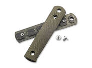 Böker Manufaktur Solingen BFF Packlite Handle Scales Canvas Micarta Green Smooth 190680 - KNIFESTOCK