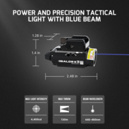 Olight 3.7V 380mAh Rechargeable (Built-in) Baldr S BL - KNIFESTOCK