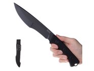 ANV Knives ANVP500-007 P500 Sleipner DLC Leather Sheath Black - KNIFESTOCK