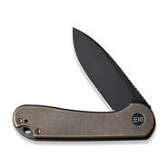 WE Elementum Knife Bronze Titanium Handle Black Stonewashed CPM 20CV Blade WE18062X-4 - KNIFESTOCK