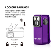 Olight OCLIP PRO PURPLE - KNIFESTOCK