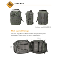 Magforce Tool Bag 5x7 Black #0226B - KNIFESTOCK