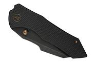 WE High-Fin XL Gavko Knives Titanium Handle Black Stonewashed CPM 20CV Framelock WE24010-1 - KNIFESTOCK