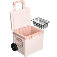 Stanley Pasívny chladiaci box The Easy-Carry Outdoor Wheeled Cooler 47L Rose Quartz - KNIFESTOCK