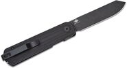 CIVIVI Milled Black G10 Handle Includes 1PC Steel Tweezers &amp; Toothpick In The Handle Black Stonewash - KNIFESTOCK