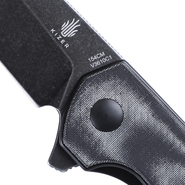 Kizer Azo LP Liner Lock Knife Black Micarta - V3610C1 - KNIFESTOCK