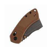 Kansept Korvid V Gray TiCn Coated D2 Brown G10 TE2030V4 - KNIFESTOCK