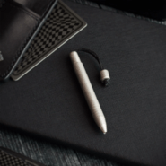 Ocaso BigiDesign Titanium Mini Pen - Stonewash 81TST - KNIFESTOCK