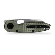 Vosteed Ankylo Elmax Stonewash, Olive Drab Aluminium A1918 - KNIFESTOCK