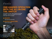 Fenix E20 Flashlight Black V2.0 - KNIFESTOCK