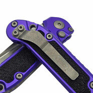 Microtech LUDT GEN III T/E APOCALYPTIC PART SERRATE PURPLE 1136-11APPU - KNIFESTOCK