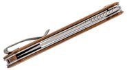 CIVIVI Riffle Stonewashed Bruine Micarta C2024A - KNIFESTOCK