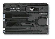 Victorinox 0.7133.T3 SwissCard Onyx Transparent - KNIFESTOCK