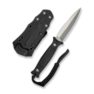 Civivi Perfrico Milled Black G10 HandleSatin Finished 14C28N BladeWith 1PC Black Lanyard - KNIFESTOCK