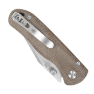 Kizer Drop Bear 2 | Nitro-V | Brown &amp; Micarta | - KNIFESTOCK