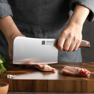 XINZUO B35 6.7 inch bone chopper red sandalwood X5Cr15MoV Steel - KNIFESTOCK