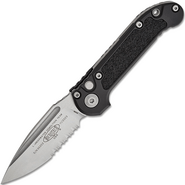 Microtech 2023 LUDT Gen III AUTO M390MK Stonewashed Black Aluminum Handles 1135-11 - KNIFESTOCK