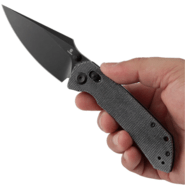 Tenable Knives Fenrir Black Stonewashed Nitro V, Fekete Micarta T1034V3 - KNIFESTOCK