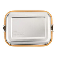 CJH Edelstahl Lunch Box XL, Bambus-Deckel ART000070 - KNIFESTOCK