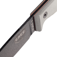Couteau de survie ESEE Knives Modèle 3 lame noire, manche gris 3P-KO sans étui - KNIFESTOCK