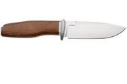Lion Steel Feststehendes Messer M390 Klinge, NATÜRLICHES Burlap, Ti Parierstange, Lederscheide AH B - KNIFESTOCK