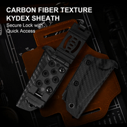 Kizer Mini Harpoon M390 Carbon Fiber - KNIFESTOCK