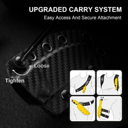 Kizer Drop Bear Fix S45VN,Matte DLC Ultra,Norplex UltreX™ Micarta - KNIFESTOCK