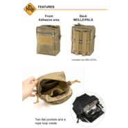 Magforce Vertical Pouch 7x5x4 Black #0241B - KNIFESTOCK