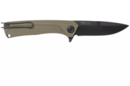 ANV Knives Z100, Black DLC/Plain edge, Olive G10 - KNIFESTOCK