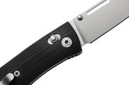 LionSteel NINI Folding knife M390 satin blade, full BLACK G10 handle NN1 GBK - KNIFESTOCK