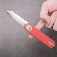 Vosteed Corgi (SF) 14C28N Satin Sheepsfoot Rouge G10 A0726 - KNIFESTOCK