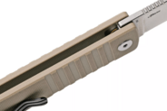 BESTECH Titan D2, Stone Wash+Satin, Beige G10 BG49A-2 - KNIFESTOCK