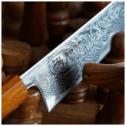 Dellinger Japan Santoku Knife 165 mm Hokiyama Sakon Bokusui ROU-Wave - KNIFESTOCK