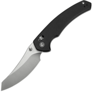 Sixgill Black G10 HandleSatin Finished Nitro-V BladeCrossbar Lock - KNIFESTOCK