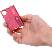 Victorinox SwissCard Lite, rosso traslucido 0.7300.T - KNIFESTOCK