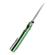 TENABLE KNIVES Eaglestrike Blackwash Nitro-V 0.118&quot; / 3.0mm Green Anodized Aluminum T1095V3 - KNIFESTOCK