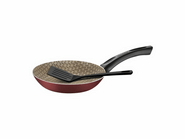 Tramontina Paris Pan &amp; Spatula 22cm/1,0l Red 20170/722 - KNIFESTOCK