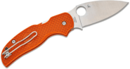 Spyderco SAGE 5 BURNT ORANGE LIGHTWEIGHT CPM REX 121 PLAINEDGE - KNIFESTOCK