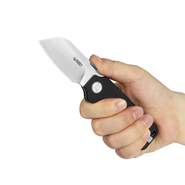 Kubey Boxer Satin 14C28N ,Black G10 KU407A - KNIFESTOCK