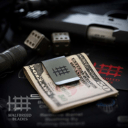 Halfbreed Blades Cash Card Clip CCC-01 ODG - Titanium - KNIFESTOCK