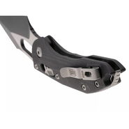 Microtech STITCH S/E RAM - LOK MUST VÄRVITUD TERA FLUTEERITUD G-10 MUST OSALISELT SERR 169 - KNIFESTOCK